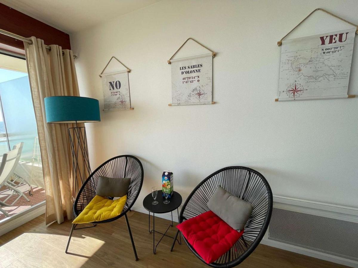 Grand Studio Cabine 4 Pers, Balcon, Renove, Proche Ocean, Saint-Hilaire-De-Riez - Fr-1-224C-160 المظهر الخارجي الصورة